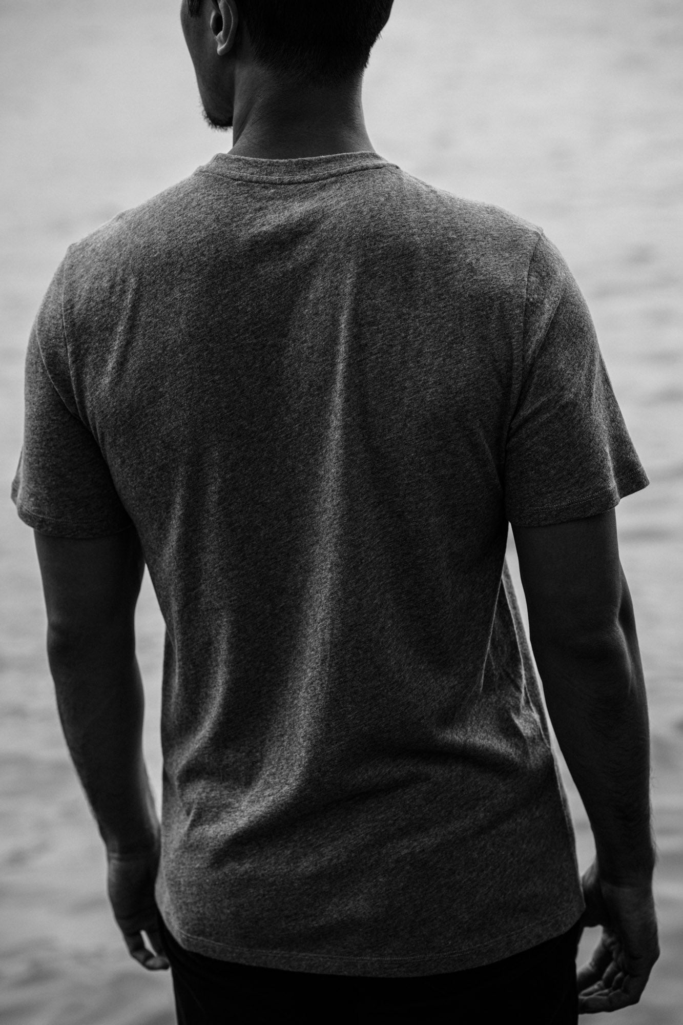 Tee N°02 Cotton/Cashmere - Grey