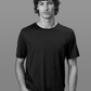 Tee N°01 Silk/Cotton - Black