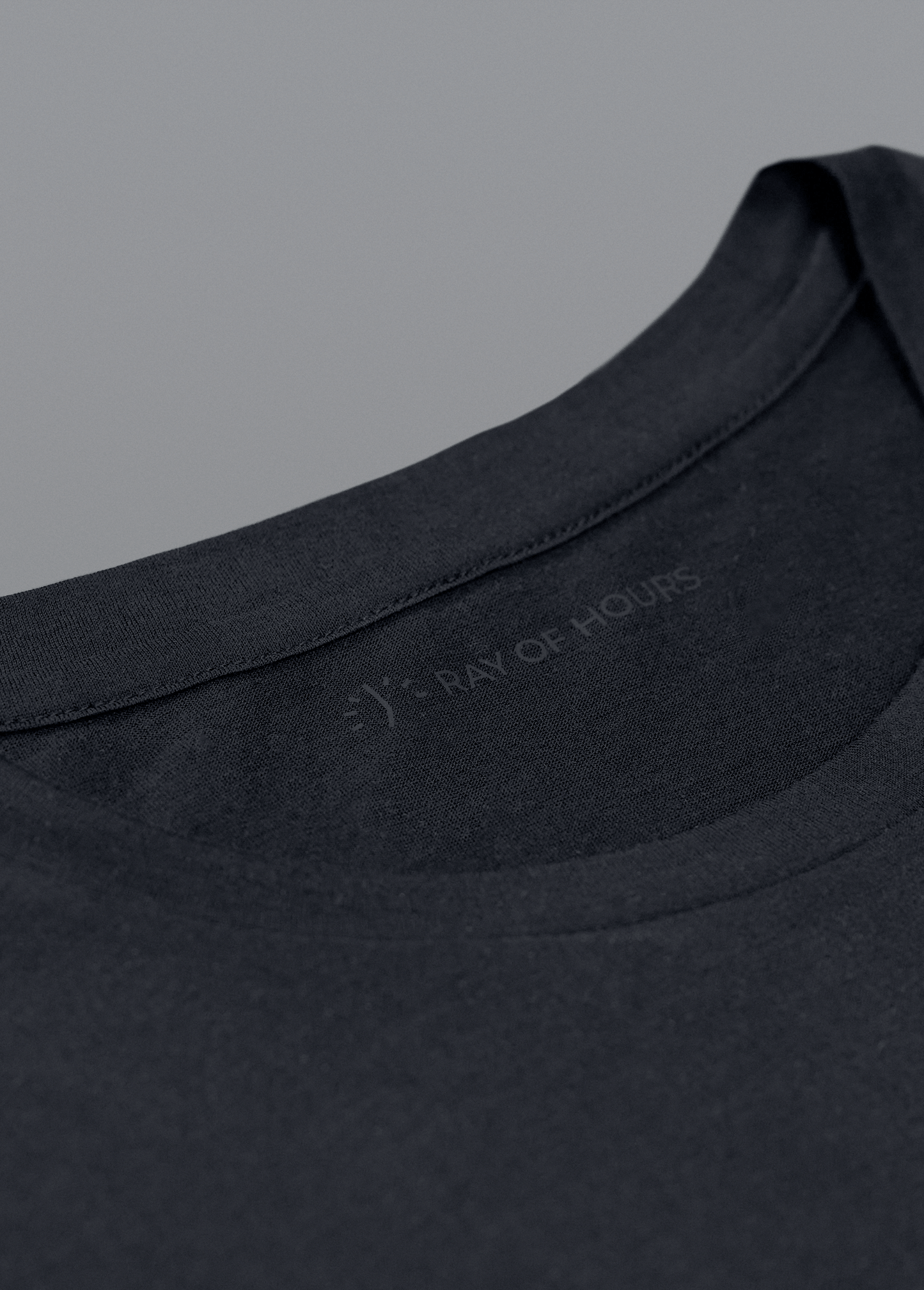 Tee N°01 Silk/Cotton - Black