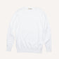 Knit Crew Sweater - Sea Island - White