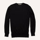 Knit Crew Sweater - Silk/Cotton - Black