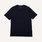 Tee N°01 Silk/Cotton - Navy