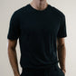 Tee N°01 Silk/Cotton - Black