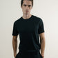 Tee N°01 Silk/Cotton - Black