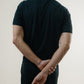 Tee N°01 Silk/Cotton - Black