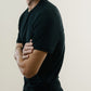Tee N°01 Silk/Cotton - Black