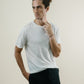 Tee N°01 Silk/Cotton - White