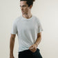 Tee N°01 Silk/Cotton - White