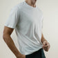 Tee N°01 Silk/Cotton - White