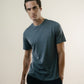 Tee N°01 Silk/Cotton - Anthracite