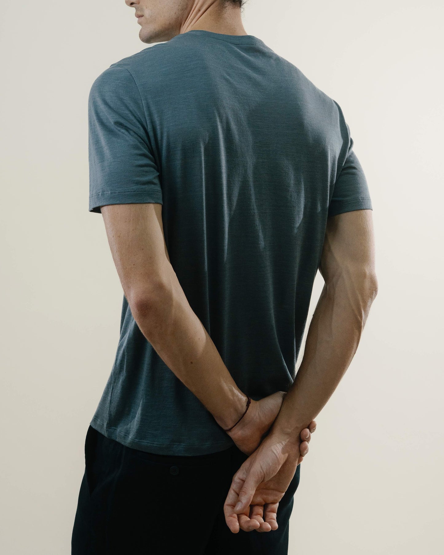 Tee N°01 Silk/Cotton - Anthracite