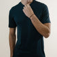 Tee N°01 Silk/Cotton - Navy