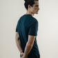 Tee N°01 Silk/Cotton - Navy