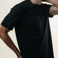 Tee N°02 Cotton/Cashmere - Black