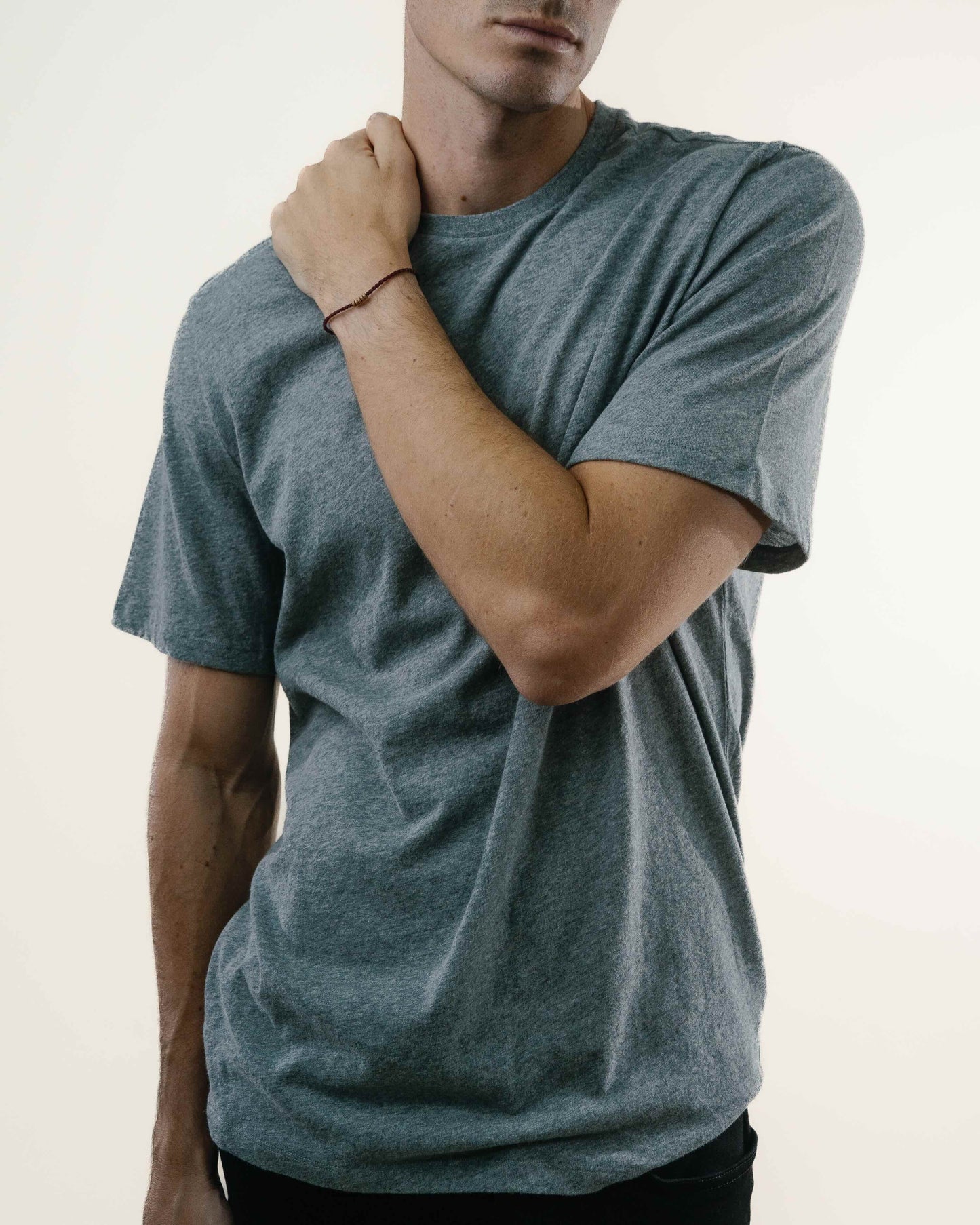 Tee N°02 Cotton/Cashmere - Grey