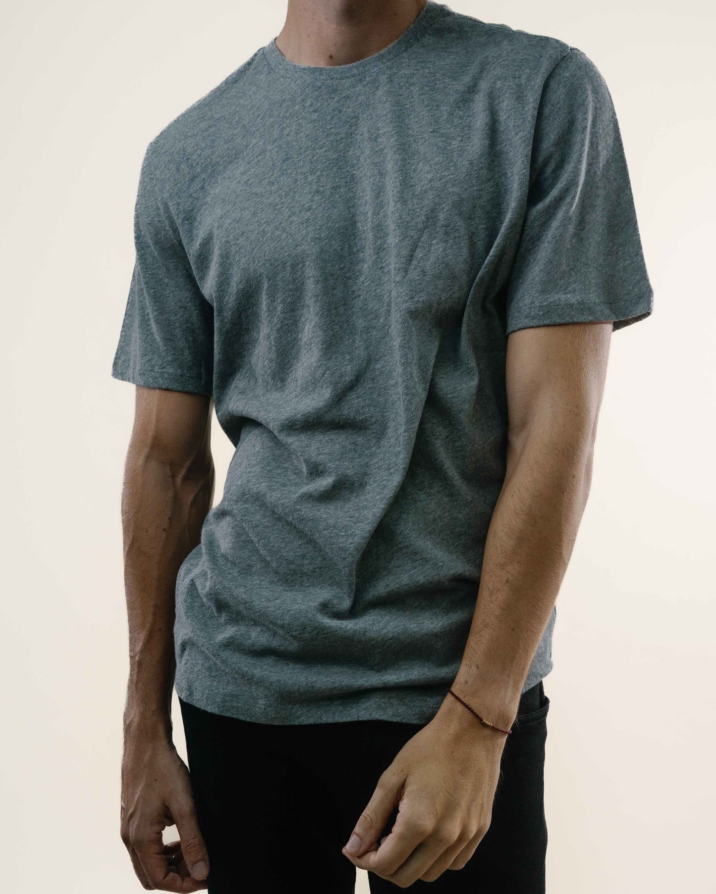 Tee N°02 Cotton/Cashmere - Grey