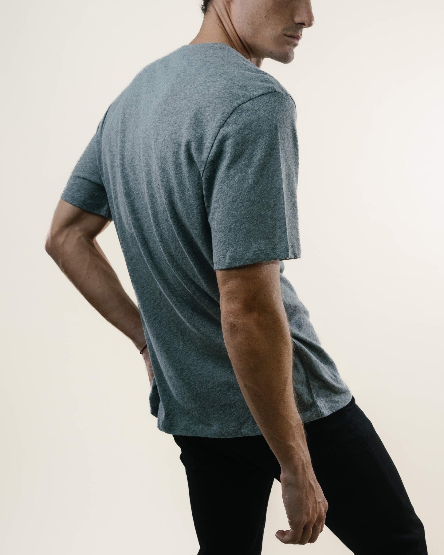 Tee N°02 Cotton/Cashmere - Grey