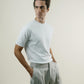 Knit Crew Tee - Sea Island - White