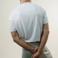 Knit Crew Tee - Sea Island - White