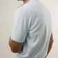 Knit Crew Tee - Sea Island - White