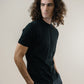 Knit Crew Tee - Silk/Cotton - Black