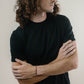 Knit Crew Tee - Silk/Cotton - Black