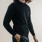 Knit Crew Sweater - Silk/Cotton - Black