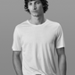 Tee N°01 Silk/Cotton - White