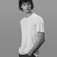Tee N°01 Silk/Cotton - White
